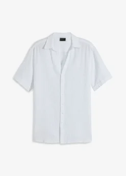 Chemise manches courtes en mousseline