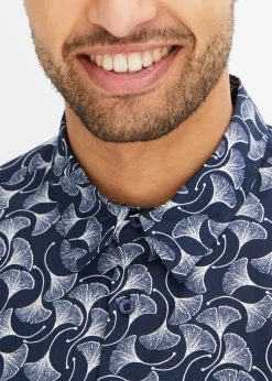 Chemise manches longues à motif