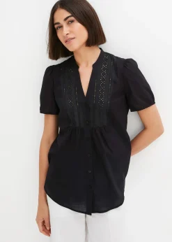 Chemisier à broderies anglaises