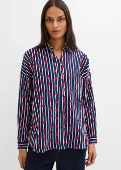 Chemisier doux et oversize en gaze de coton