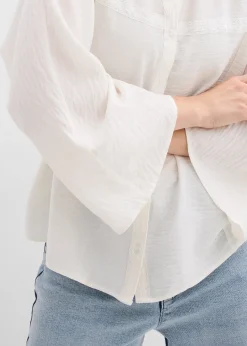Chemisier en coton à manches larges