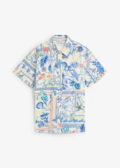 Chemisier en coton et soie