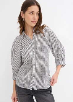 Chemisier en fine viscose mélangée
