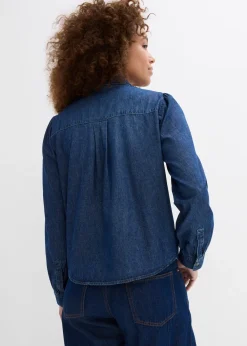 Chemisier en jean 100% coton