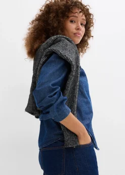 Chemisier en jean 100% coton