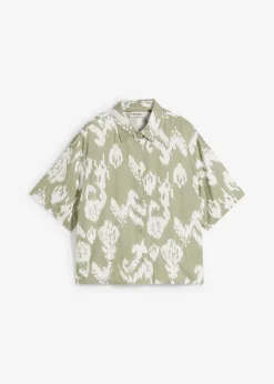 Chemisier en viscose avec imprimé ethnique