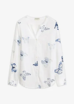Chemisier imprimé en viscose
