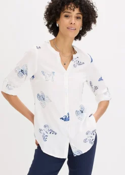 Chemisier imprimé en viscose