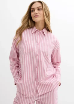 Chemisier oversize en popeline de coton