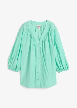 Chemisier oversize en viscose mélangée
