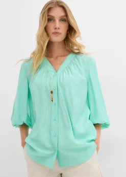 Chemisier oversize en viscose mélangée