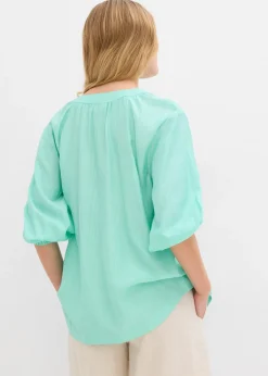 Chemisier oversize en viscose mélangée