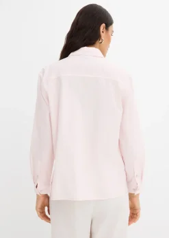 Chemisier rayé 100% coton