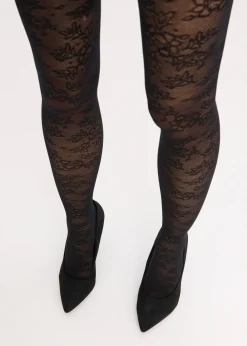 Collant 70den en dentelle