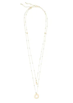 Colliers (ens. 2 pces) avec pendentifs cœurs