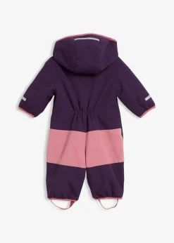 Combinaison bébé en softshell déperlant avec capuche