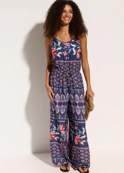 Combinaison de plage en viscose fluide