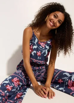 Combinaison de plage en viscose fluide