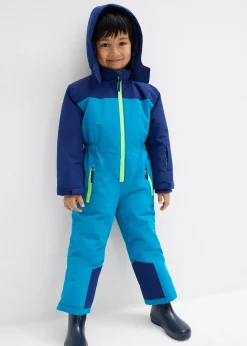 Combinaison de ski à doublure chaude, capuche amovible et détails réfléchissants