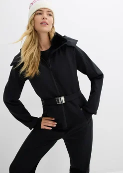 Combinaison de ski rembourrée en softshell déperlant