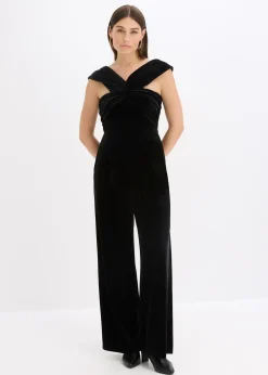 Combinaison en jersey velours fluide