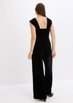 Combinaison en jersey velours fluide