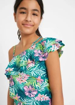 Combishort asymétrique 100% coton