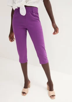 Corsaire extensible à taille élastiquée