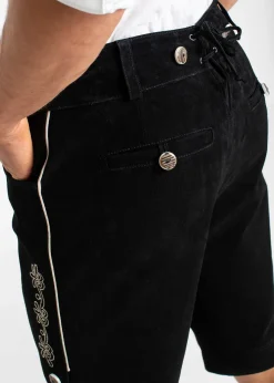 Culotte courte bavaroise en cuir Regular Fit
