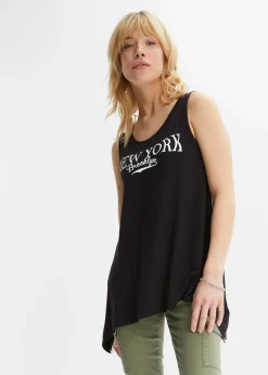Débardeur long en viscose douce