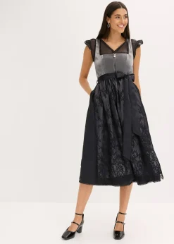 Dirndl avec corsage brillant (ens. 2 pces)