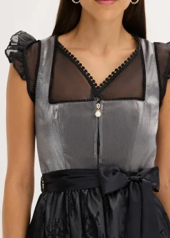 Dirndl avec corsage brillant (ens. 2 pces)