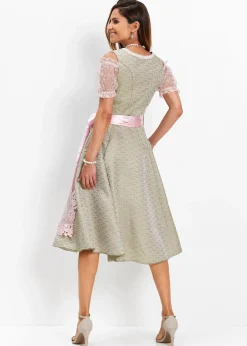 Dirndl avec perles (ens. 2 pces)