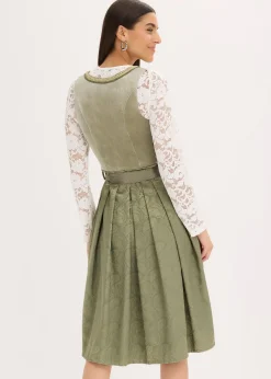 Dirndl avec tablier à sequins (ens. 2 pces)