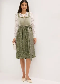 Dirndl avec tablier à sequins (ens. 2 pces)