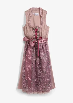 Dirndl avec tablier à sequins