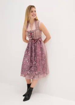 Dirndl avec tablier à sequins