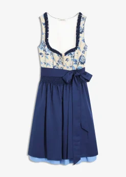 Dirndl avec tablier brodé (ens. 2 pces)