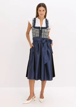 Dirndl avec tablier (ens. 2 pces)