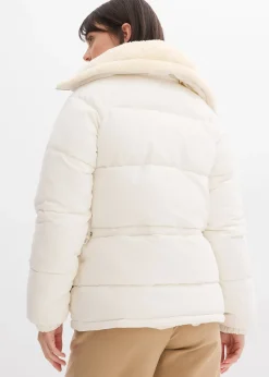 Doudoune avec col à doublure peluche