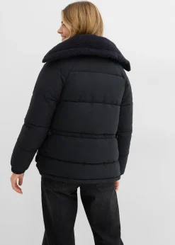 Doudoune avec col à doublure peluche