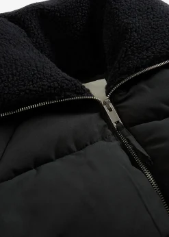 Doudoune avec col à doublure peluche