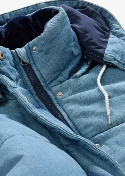 Doudoune en denim