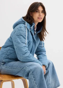 Doudoune en denim