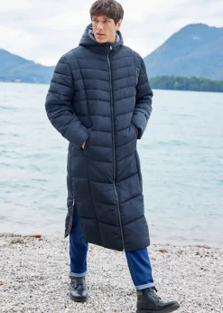 Doudoune longue à capuche