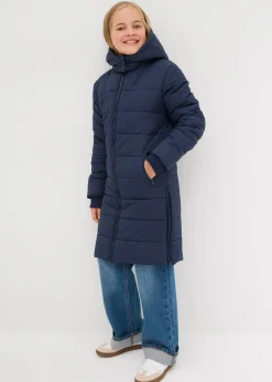 Doudoune longue à capuche amovible