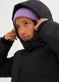Doudoune longue à capuche amovible