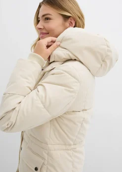 Doudoune mi-longue avec taille réglable