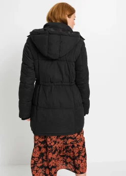 Doudoune mi-longue avec taille réglable