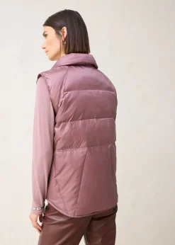 Doudoune sans manches avec duvet recyclé